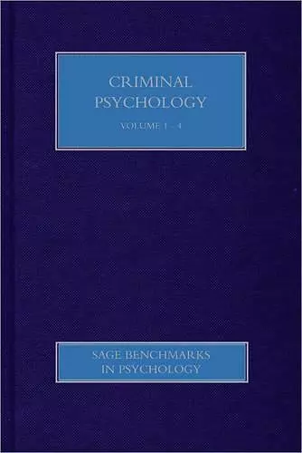 Criminal Psychology cover