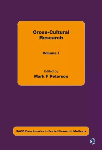 Cross-Cultural Research cover