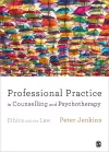 Professional Practice in Counselling and Psychotherapy cover