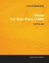 Danse By Claude Debussy For Solo Piano (1890) CD77(L.69) cover