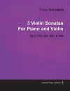 3 Violin Sonatas By Franz Schubert For Piano and Violin Op.137/D.384, 385, & 408 cover