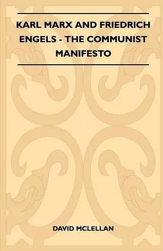 Karl Marx And Friedrich Engels - The Communist Manifesto cover