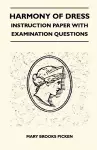 Harmony Of Dress - Instruction Paper With Examination Questions cover