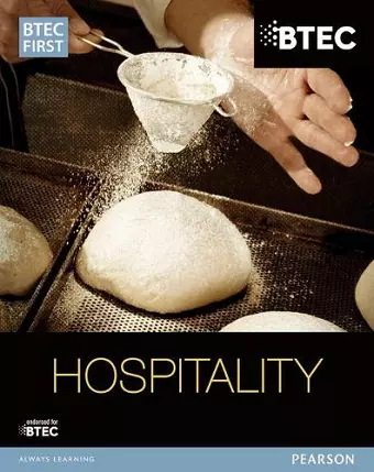 BTEC First in Hospitality Student Book cover