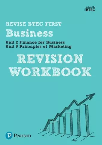 Pearson REVISE BTEC First in Business Revision Workbook - 2023 and 2024 exams and assessments cover