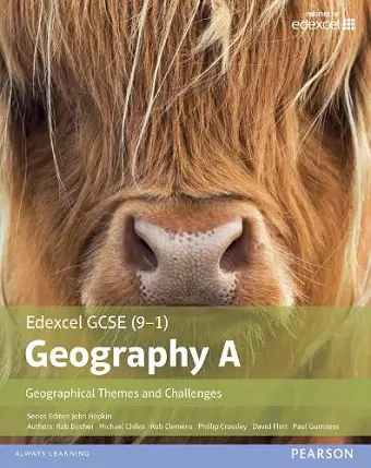 GCSE (9-1) Geography specification A: Geographical Themes and Challenges cover