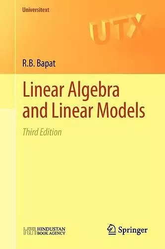 Linear Algebra and Linear Models cover