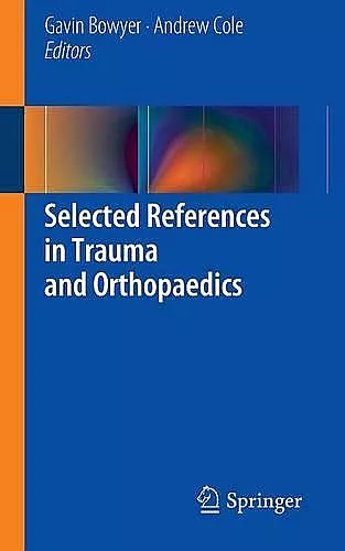 Selected References in Trauma and Orthopaedics cover