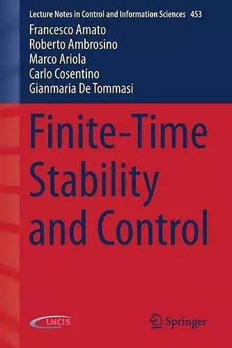 Finite-Time Stability and Control cover