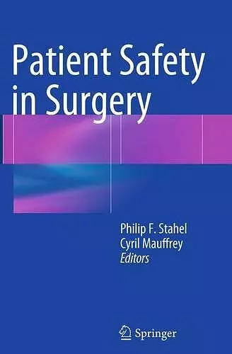 Patient Safety in Surgery cover