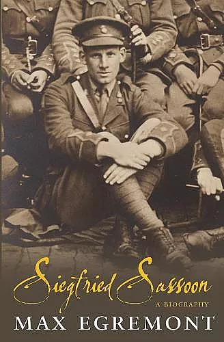 Siegfried Sassoon cover