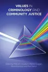 Values in Criminology and Community Justice cover