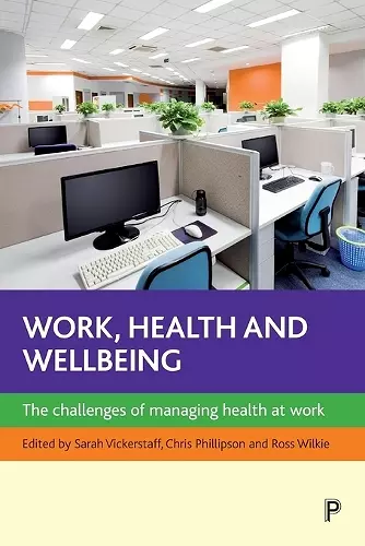 Work, Health and Wellbeing cover