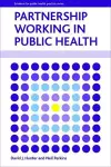 Partnership Working in Public Health cover
