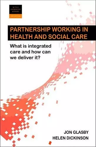 Partnership Working in Health and Social Care cover