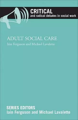 Adult Social Care cover