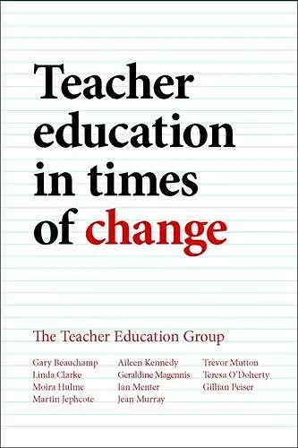 Teacher Education in Times of Change cover