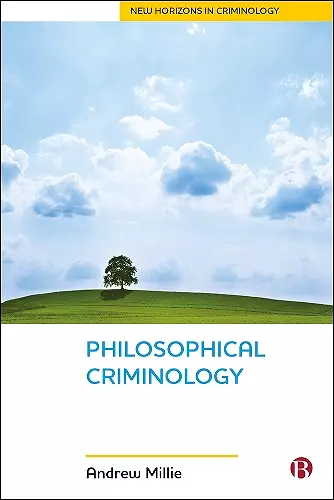 Philosophical Criminology cover