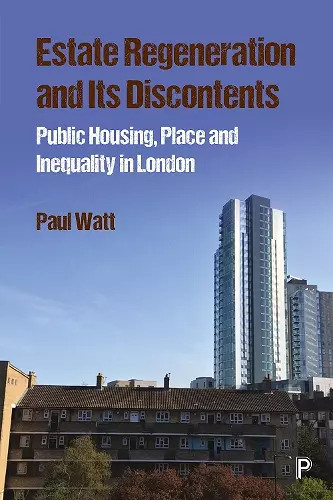 Estate Regeneration and its Discontents cover