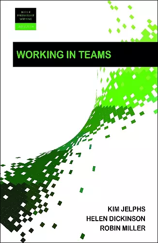 Working in Teams cover