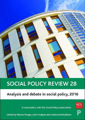 Social Policy Review 28 cover