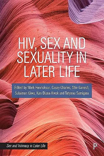 HIV, Sex and Sexuality in Later Life cover