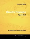 Bizet's Carmen - A Full Vocal Score in French and English cover