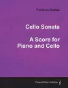 Frederick Delius - Cello Sonata - A Score for Piano and Cello cover