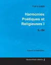 Harmonies Poetiques Et Religieuses I S.154 - For Solo Piano (1833) cover