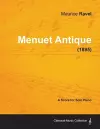 Menuet Antique - A Score for Solo Piano (1895) cover