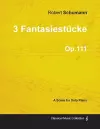 3 Fantasiestucke - A Score for Solo Piano Op.111 cover