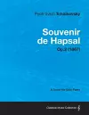 Souvenir De Hapsal - A Score for Solo Piano Op.2 (1867) cover