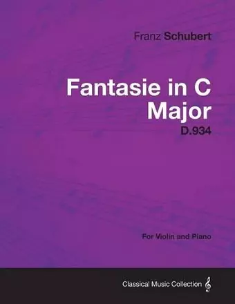 Fantasie in C Major D.934 - For Violin and Piano cover