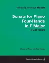 Sonata for Piano Four-Hands in F Major - A Score for Piano with Four Hands K.497 (1786) cover