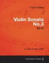 Violin Sonata No.3 Op.45 - For Voice and Piano (1887) cover