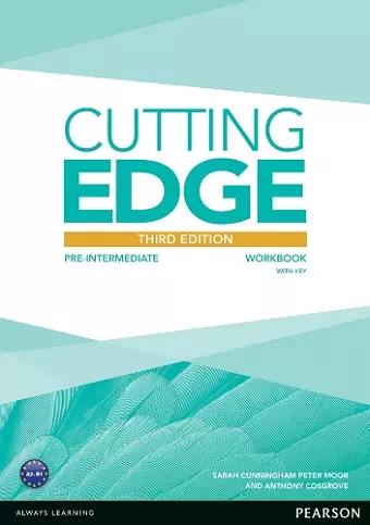 Cutting Edge 3rd Edition Pre-Intermediate Workbook with Key cover