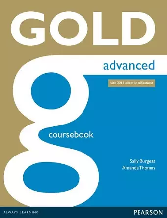 Gold Advanced Coursebook cover