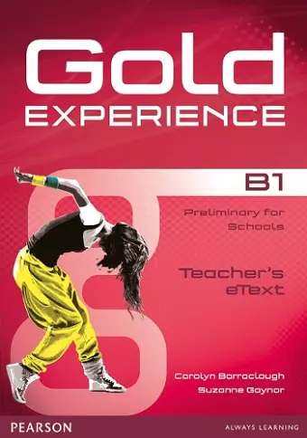 Gold Experience B1 eText Teacher CD-ROM cover