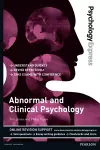 Psychology Express: Abnormal and Clinical Psychology cover