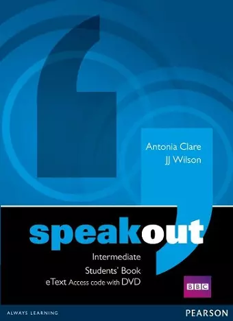 Speakout Intermediate Students' Book eText Access Card with DVD cover