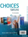 Choices Pre-Intermediate eText Students Book Access Card cover