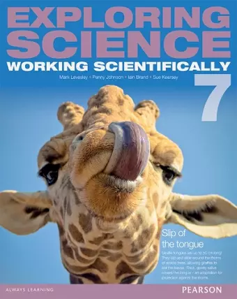Exploring Science: Working Scientifically Student Book Year 7 cover
