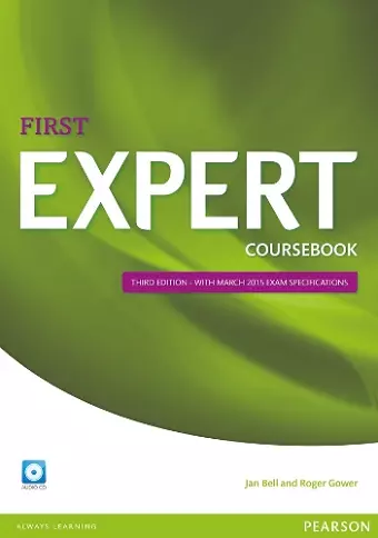 Expert First 3rd Edition Coursebook with CD Pack cover