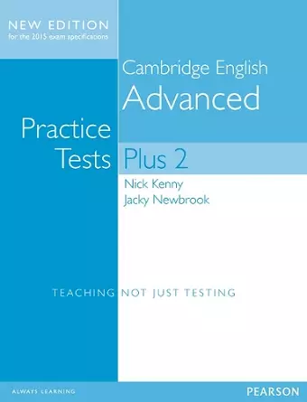 Cambridge Advanced Volume 2 Practice Tests Plus New Edition Students' Book without Key cover