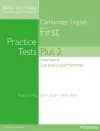 Cambridge First Volume 2 Practice Tests Plus New Edition Students' Book without Key cover
