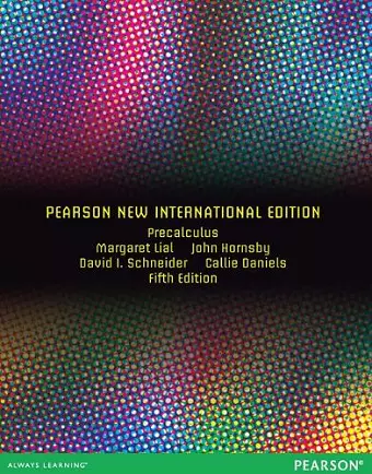 Precalculus Pearson New International Edition, plus MyMathLab without eText cover