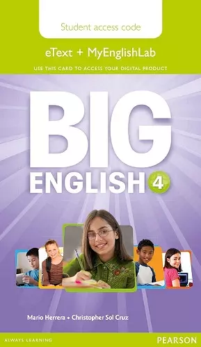 Big English 4 Pupil's eText and MEL Access Code cover