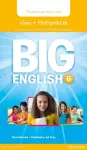 Big English 6 Pupil's eText and MEL Access Code cover