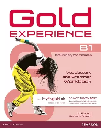 Gold Experience B1 MyEnglishLab & Workbook Benelux Pack cover