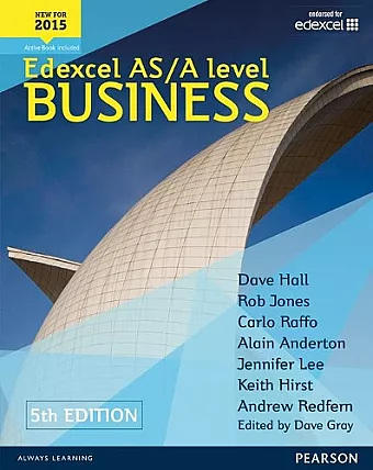 Edexcel AS/A level Business 5th edition Student Book and ActiveBook cover
